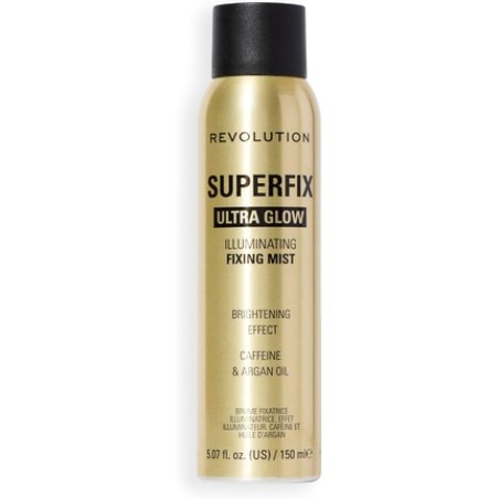 Revolution Superfix Glow Fixing Mist Makeup Setting Spray Radiant Finish