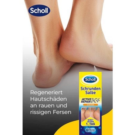 Scholl Active Repair K Cracked Heel Cream with 25% Urea and Keratin