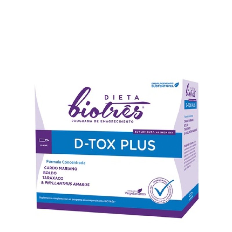 Dieta Biotrs Dtox Plus 20 Ampoules