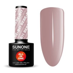 Sunone All In One Hybrid Nail Polish 3 In 1 B11 Bebe 5ml