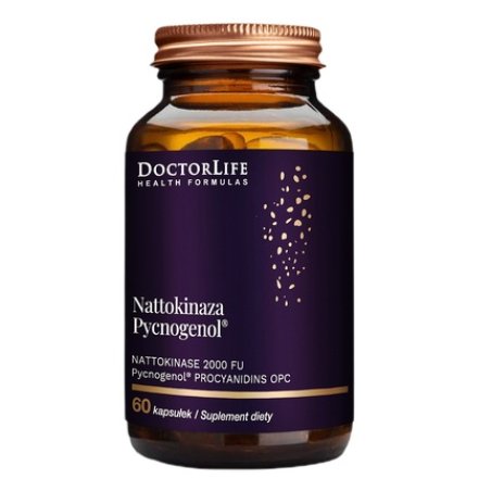 Doctor Life Nattokinase Pycnogenol 60 Capsules