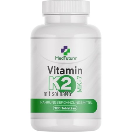Vitamin K2 MK-7 100mcg 120 Tablets for Strong Bones and Joints