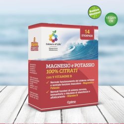 Magnesium and Potassium with B Vitamins Food Supplement to Reduce Fatigue