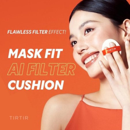 Tirtir Mask Fit AI Filter Cushion Foundation Ailike Semi-Matte Finish