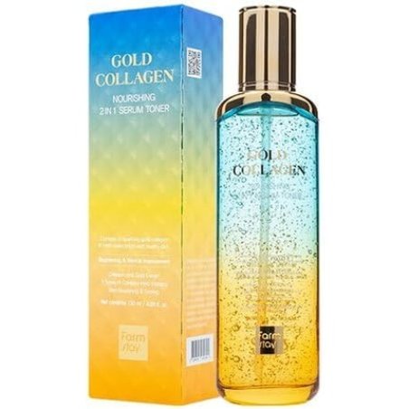 Farmstay Gold Collagen Nourishing 2 in 1 Serum Toner
