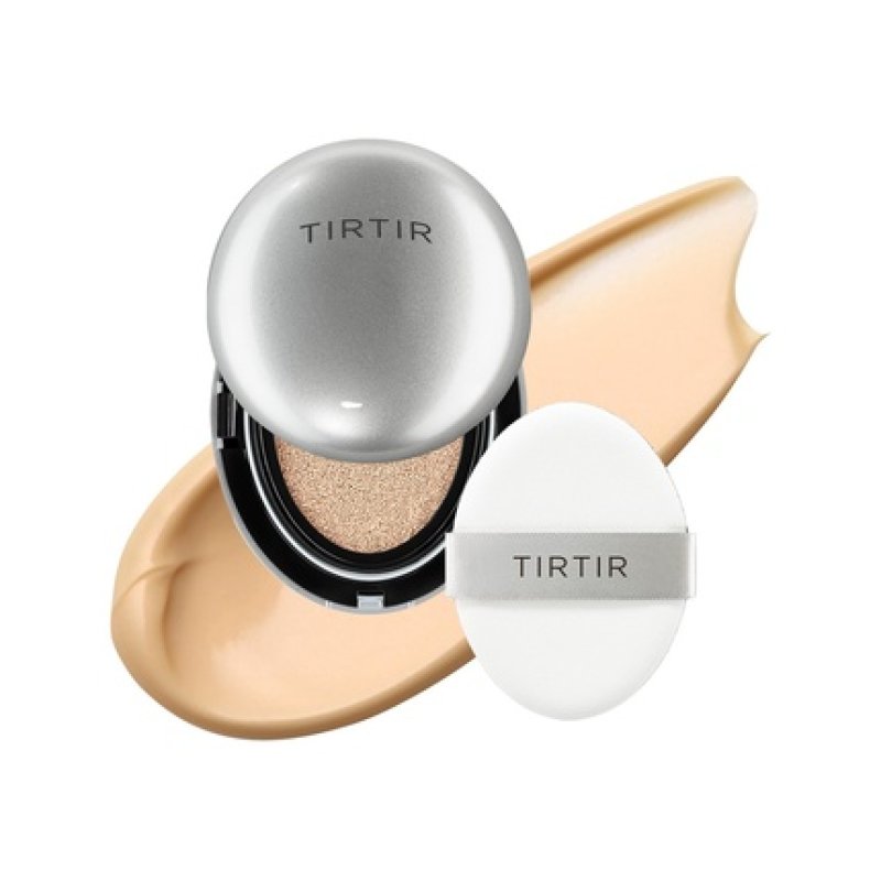 Tirtir Aura Glow Silver Cushion Korean Foundation Mini Size 23n