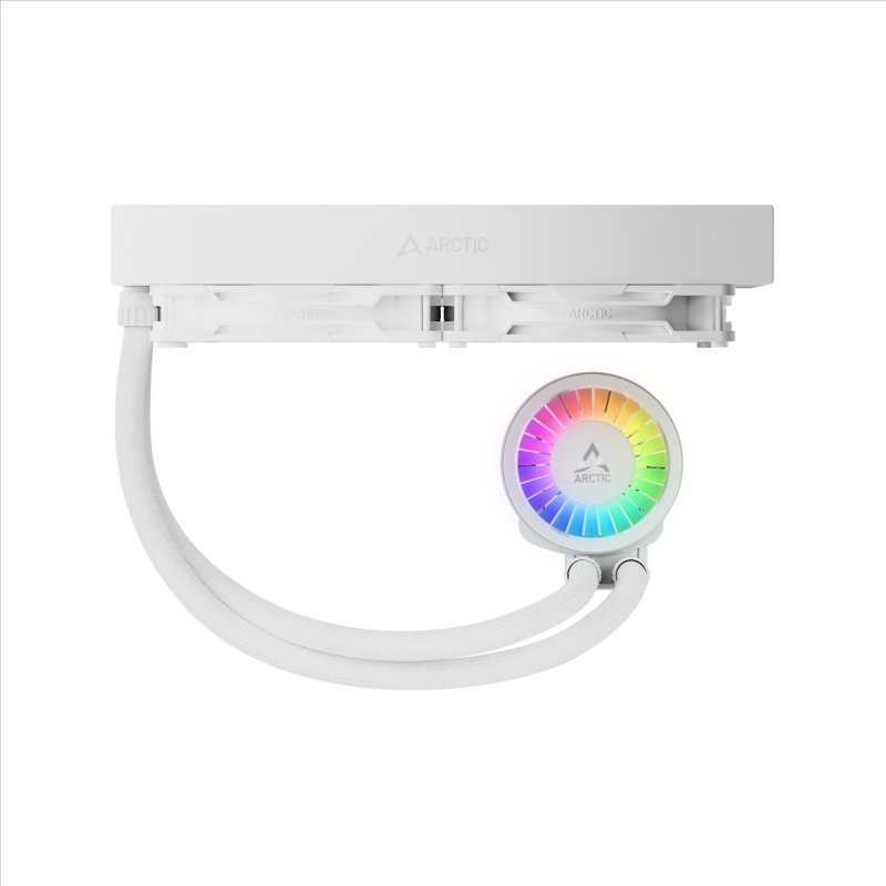 ARCTIC Liquid Freezer III Pro A-RGB 280mm Liquid CPU Cooler, P14 Pro PWM Fans & PWM Controlled Pump, White