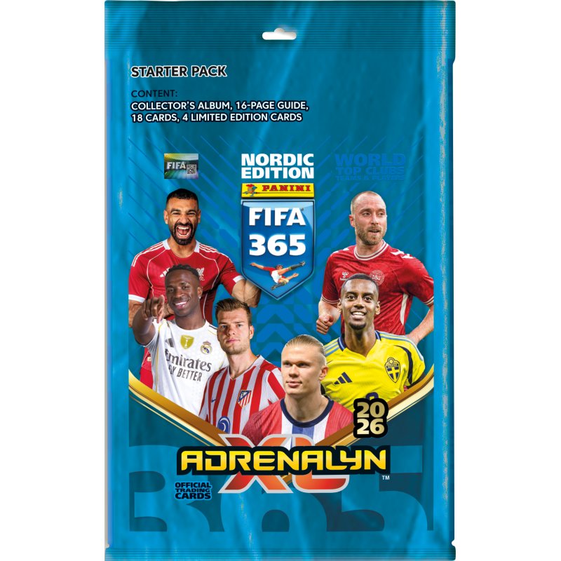 Panini - Adrenalyn XL: FIFA 365 2026 Nordic Edition - Starter set (PAN2543)