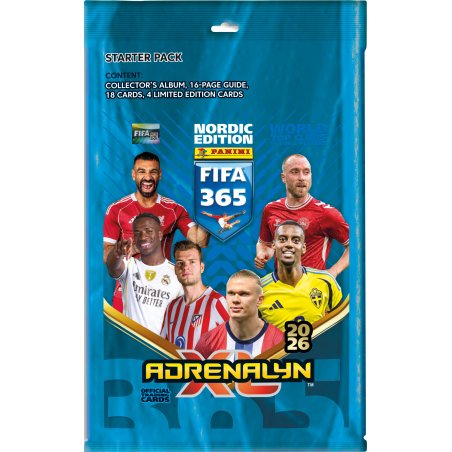 Panini - Adrenalyn XL: FIFA 365 2026 Nordic Edition - Starter set (PAN2543)