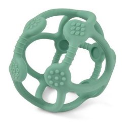 Magni - Teether ball in LFGB silicone, dusty green (3026)