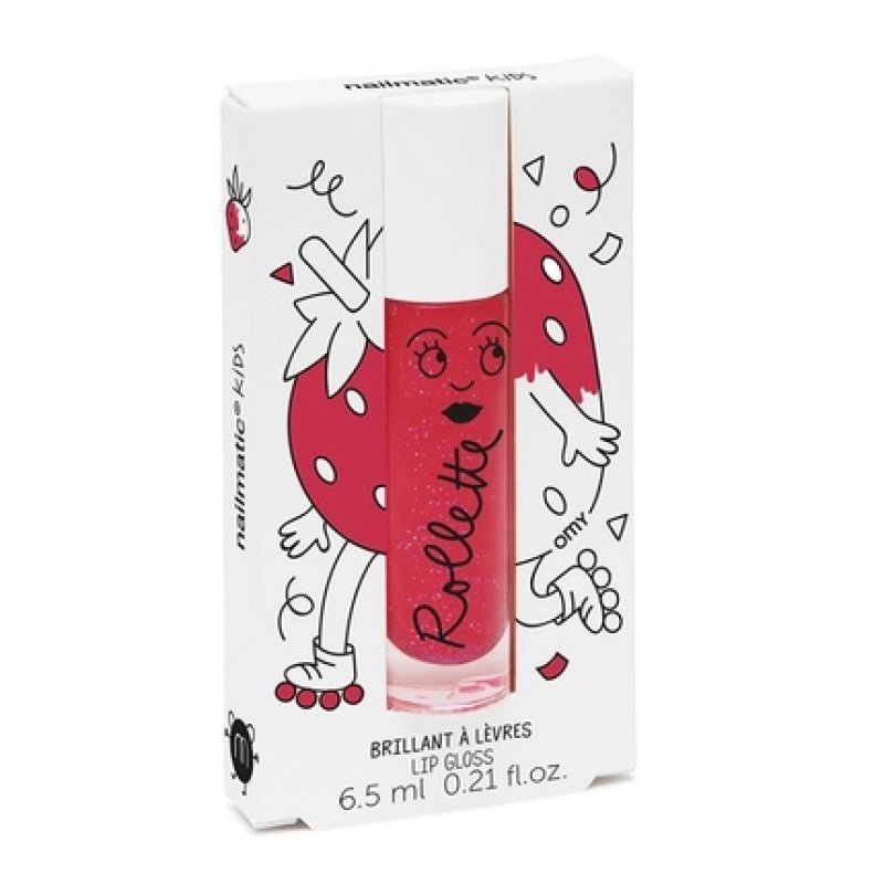 Nailmatic Rollette Lip Gloss Strawberry 65ml