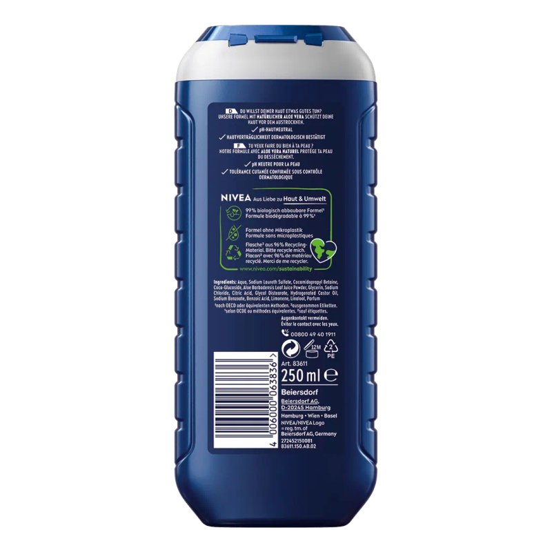 Nivea Nivea Shower For Men Original Care 250ml