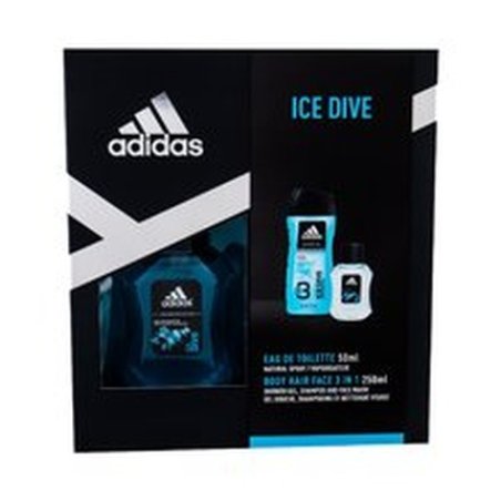 Adidas Ice Dive Gift Set - Eau De Toilette 50 Ml And Shower Gel 250 Ml