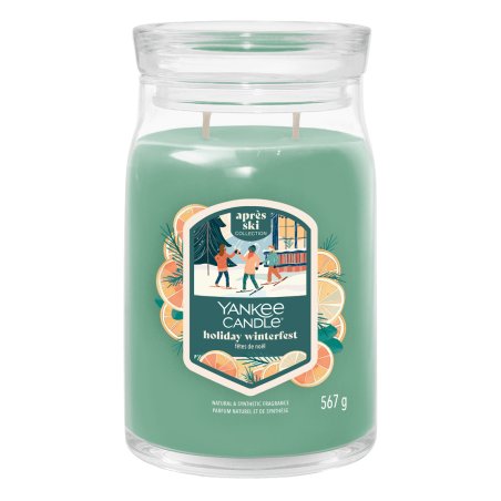 Yankee Candle Large Holiday Winterfest Signature Glass Candle