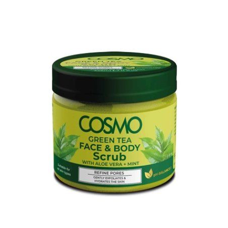 Cosmo Cosmetics Green Tea Face & Body Scrub 325ml