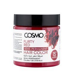 Cosmo Cosmetics Flirty Red Semi Permanent Hair Color Cream 120g