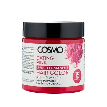 Cosmo Cosmetics Dating Pink Semi Permanent Hair Color Cream 120g
