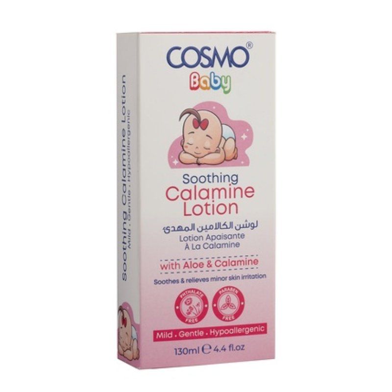 Cosmo Cosmetics Calamine Lotion Classic 130ml Soothing Skin Care