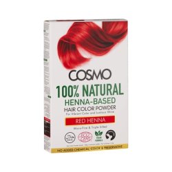 Cosmo Cosmetics Hair Color Red Henna Kit Cosmo Series