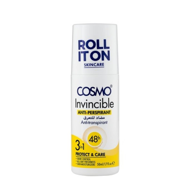 Cosmo Cosmetics Antiperspirant Rollon Deodorant Invincible 50ml