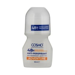 Cosmo Cosmetics Antiperspirant 48 Hour Roll On Deodorant Adventure 65 Milliliters