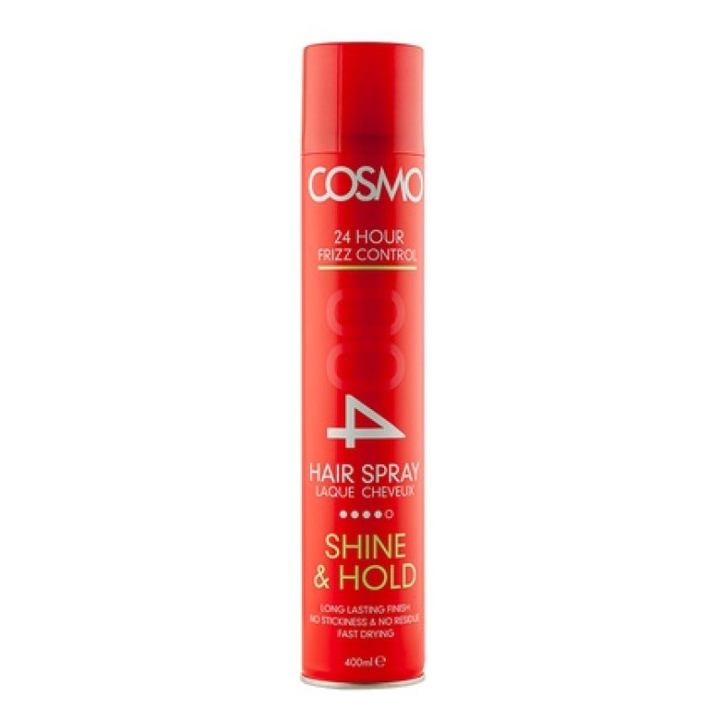 Cosmo Cosmetics Shine & Hold 004 Hair Spray 400ml Red