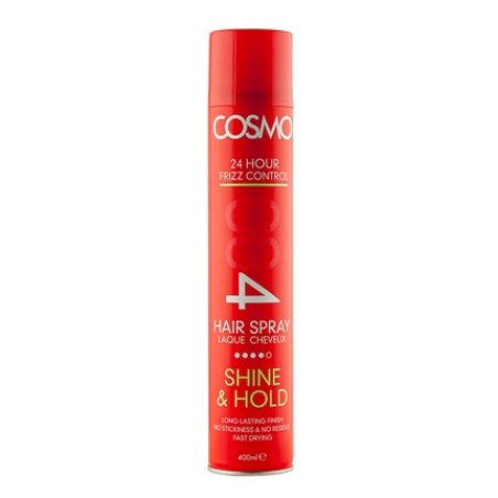 Cosmo Cosmetics Shine & Hold 004 Hair Spray 400ml Red