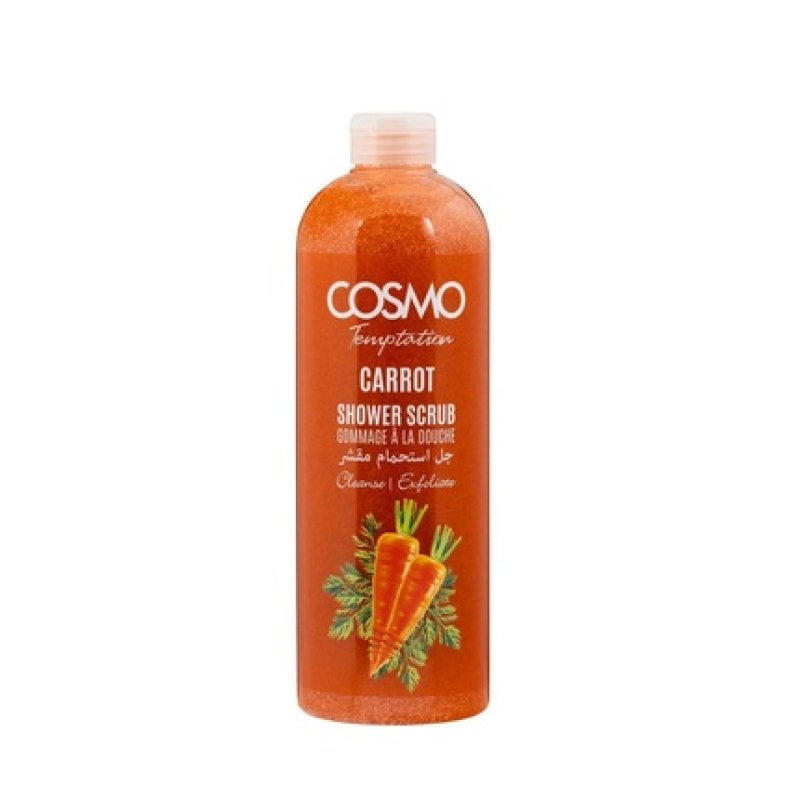 Cosmo Cosmetics Temptation Shower Scrub Carrot Shower Scrub 1000ml