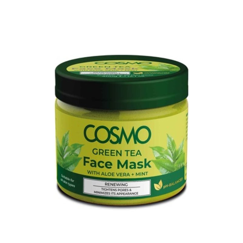 Cosmo Cosmetics Green Tea Face Mask 400 Grams