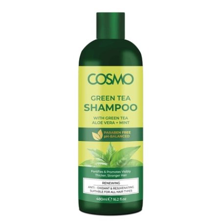 Cosmo Cosmetics Green Tea Shampoo 480ml Cosmo Series
