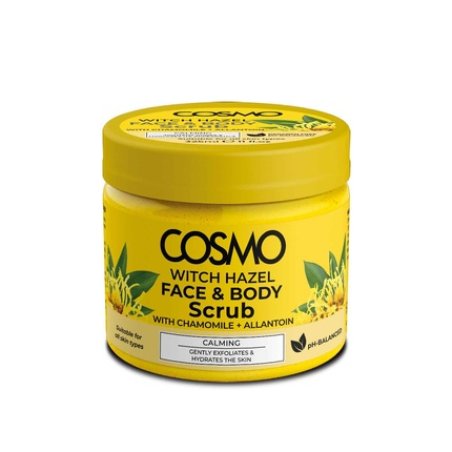 Cosmo Cosmetics Witch Hazel Face & Body Scrub 325ml