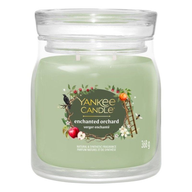 Yankee Candle 2653151E bougie en cire Rond Sucré Vert, Transparent 1 pièce(s)