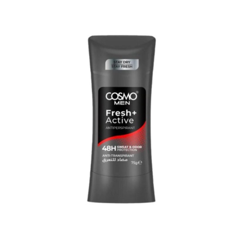 Cosmo Cosmetics Frsh Act Antiperspirant Stick For Men 75g
