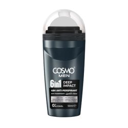 Cosmo Cosmetics Men Roll On 6 In 1 Deep Impact 50 Milliliters