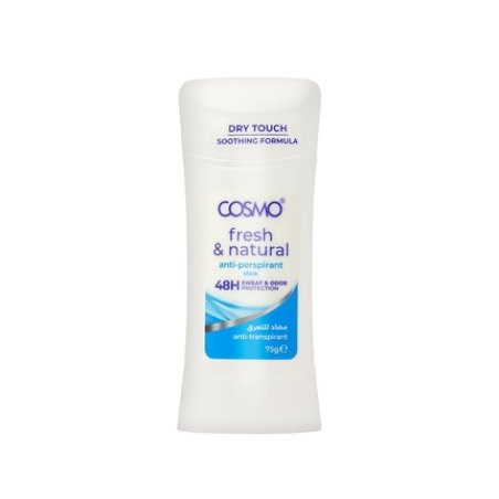 Cosmo Cosmetics Fresh And Natural Antiperspirant Stick For Women 75g