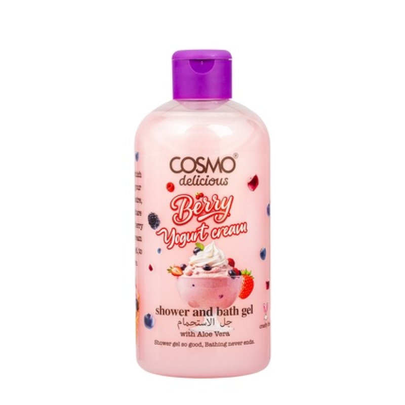 Cosmo Cosmetics Body Shower And Bath Gel Berry 500ml