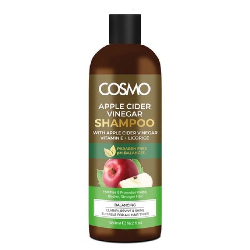 Cosmo Cosmetics Apple Cider Vinegar Shampoo 480ml Cosmo Series