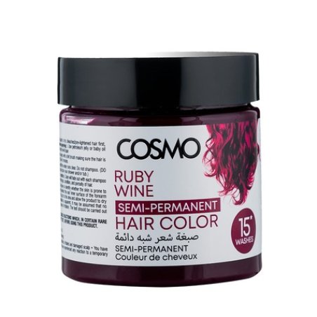 Cosmo Cosmetics Ruby Wine Semi Permanent Hair Color Cream 120g
