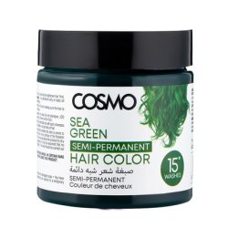 Cosmo Cosmetics Sea Green Semi Permanent Hair Color Cream 120g