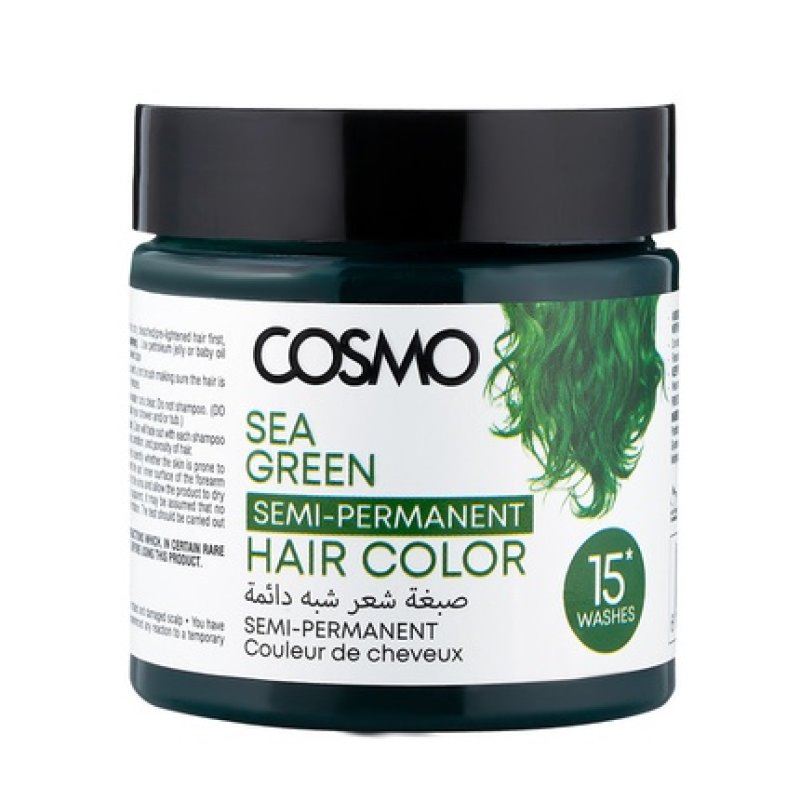 Cosmo Cosmetics Sea Green Semi Permanent Hair Color Cream 120g