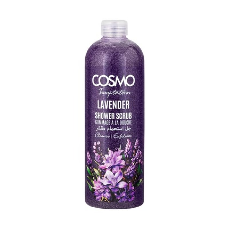 Cosmo Cosmetics Temptation Shower Scrub Lavender 1000ml