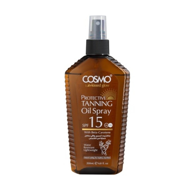 Cosmo Cosmetics Tanning Oil Spray Spf15 250ml Cosmo Series
