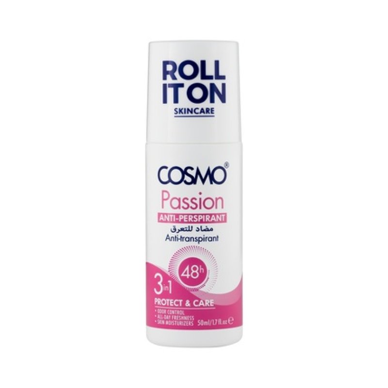 Cosmo Cosmetics Antiperspirant Rollon Deodorant Passion 50ml