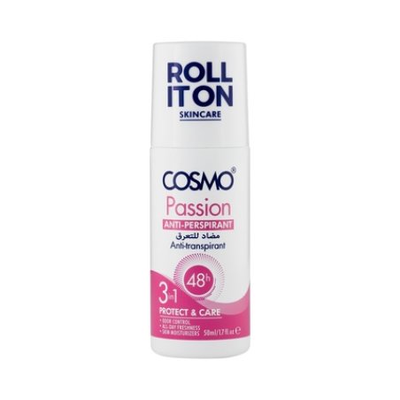 Cosmo Cosmetics Antiperspirant Rollon Deodorant Passion 50ml