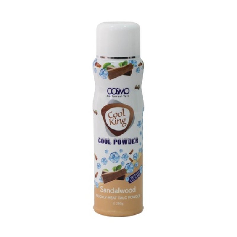 Cosmo Cosmetics Perfumed Talc Cool Powder Sandalwood 250g