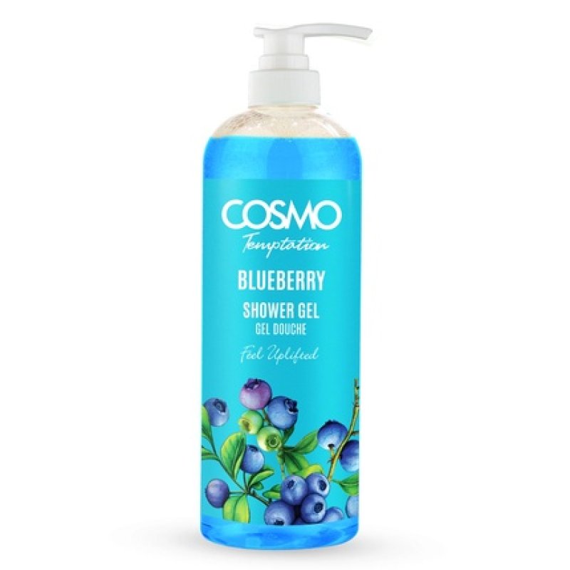 Cosmo Cosmetics Temptation Shower Gel Blueberry 1000ml