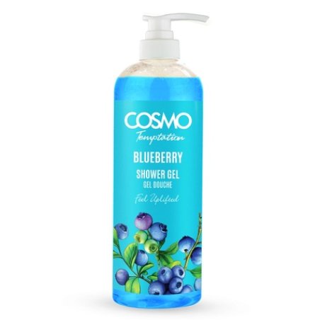 Cosmo Cosmetics Temptation Shower Gel Blueberry 1000ml