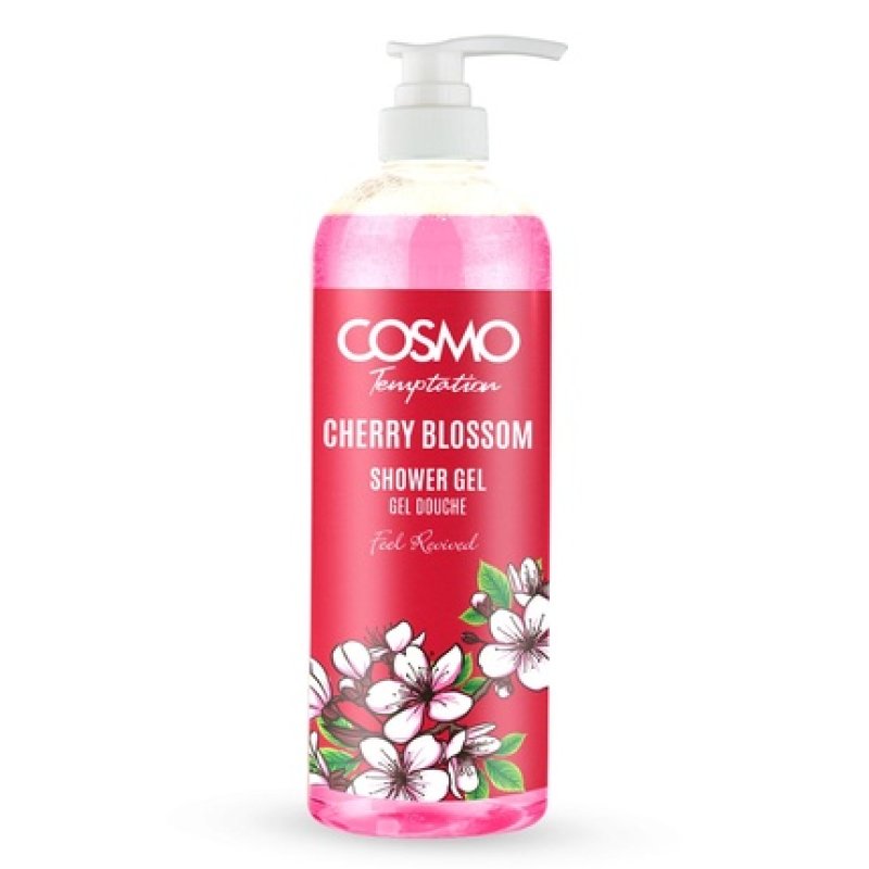 Cosmo Cosmetics Temptation Shower Gel Cherry Blossom 1000ml