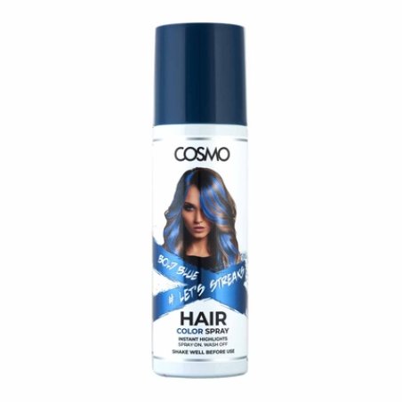 Cosmo Cosmetics Bold Blue Hair Color Spray 100ml