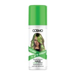Cosmo Cosmetics Neon Green Temporary Hair Color Spray 100ml
